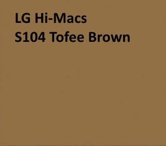 Акриловый камень LG Hi-Macs S104 Tofee Brown